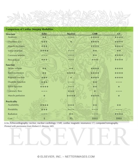 Comparison of Cardiac Imaging Modalities