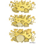 Various Stages In Activity of the Golgi Apparatus
