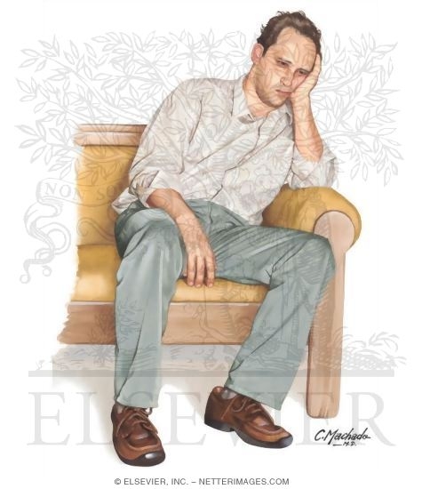 Watermarked preview of unlabeled image: The Face of Depression