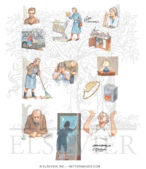 Watermarked preview of unlabeled image: Caregiver Assessment and Management Options In Alzheimer's Disease