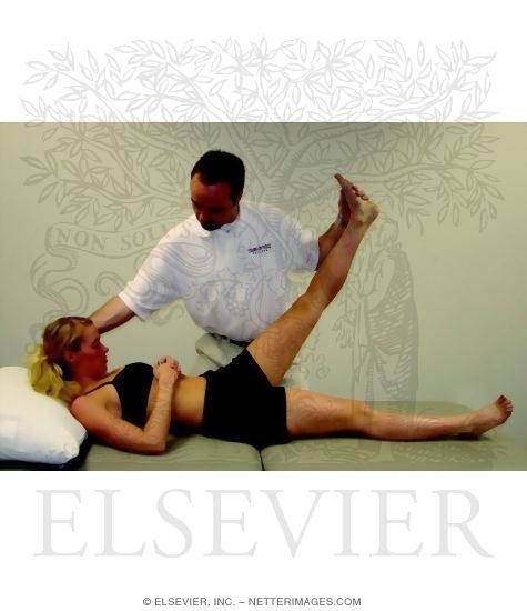 Straight-Leg Raise (SLR) With Sensitizing Maneuver of Vervical Flexion