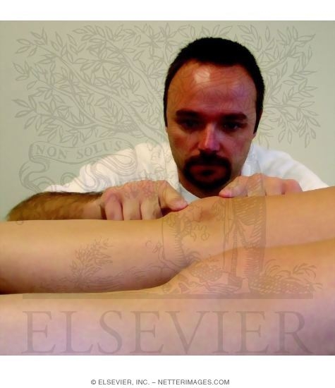 Watermarked preview of unlabeled image: Examination of Anterior Or Posterior Patellar Tilt