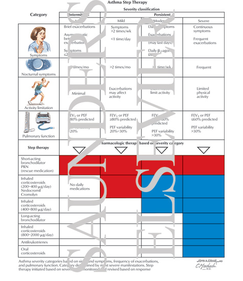 Watermarked preview of labeled image: Asthma Step Therapy