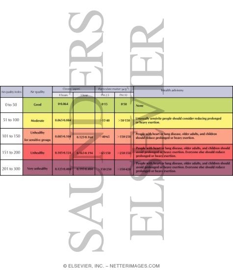 Watermarked preview of labeled image: Air Quality Index for Pollution Based On Ozone and Particulate Matter Levels