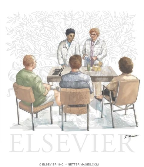 Watermarked preview of unlabeled image: Family Consultation With Dietician