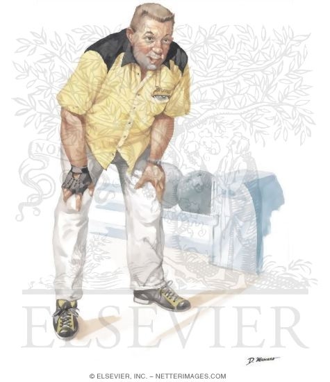 Man Bowling