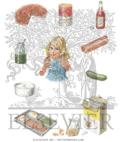 Watermarked preview of unlabeled image: Some High Sodium Foods Often Overlooked In High Blood Pressure
