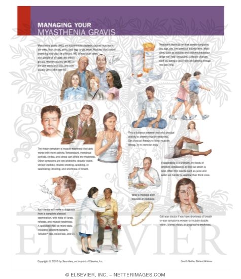 Watermarked preview of labeled image: Managing Your Myasthenia Gravis