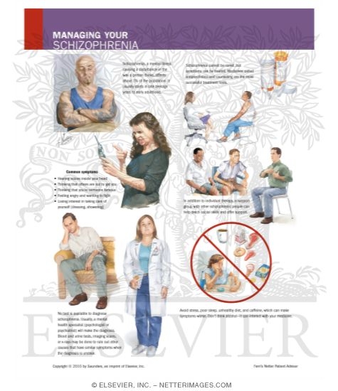Watermarked preview of labeled image: Managing Your Schizophrenia