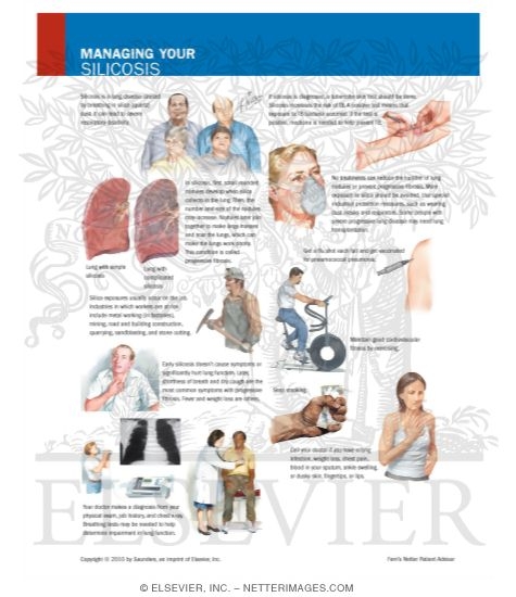 Watermarked preview of labeled image: Managing Your Silicosis