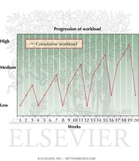 Example Of Weekly Cumulative Workload Progression