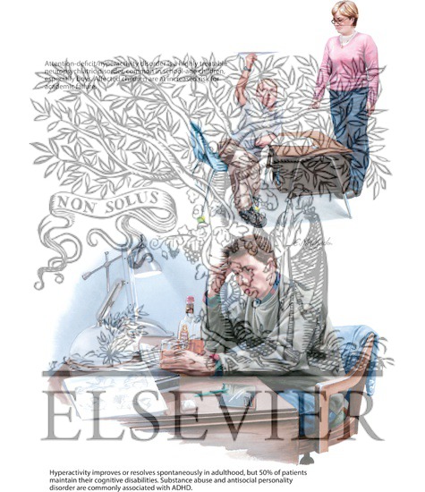 Watermarked preview of labeled image: Attention Deficit Disorder