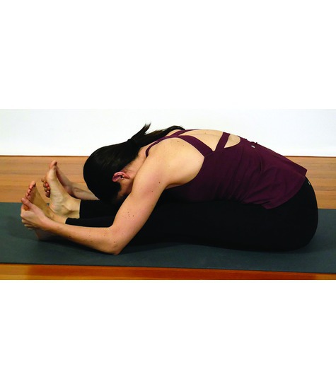 Ankle Dorsiflexion: Yoga Sitting Forward Fold (Paschimottanasana)
