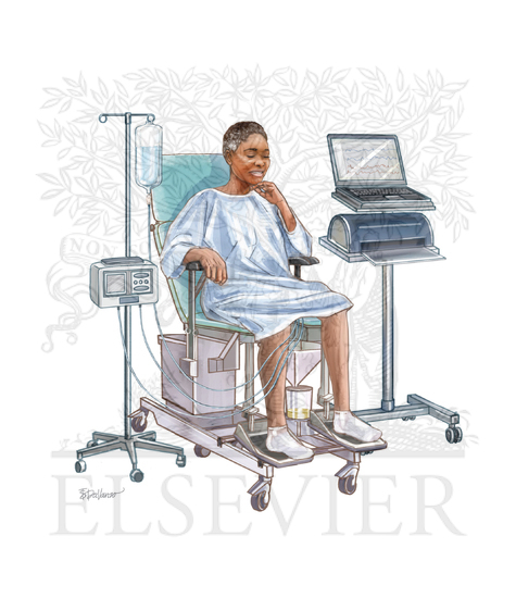 Watermarked preview of unlabeled image: Urodynamic Studies: Equipment